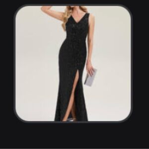 Elegant Black Evening Gown